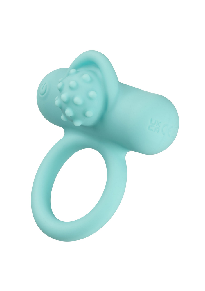 CalExotics Silicone Rechargeable Nubby Lover’s Delight AQUA - 14