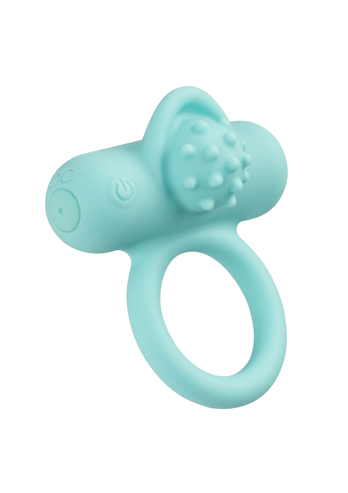 CalExotics Silicone Rechargeable Nubby Lover’s Delight AQUA - 13