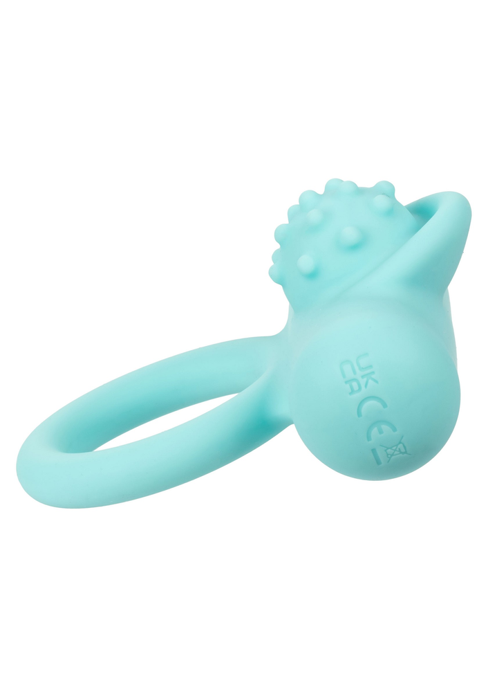 CalExotics Silicone Rechargeable Nubby Lover’s Delight AQUA - 8