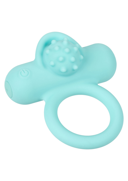 CalExotics Silicone Rechargeable Nubby Lover’s Delight AQUA - 12