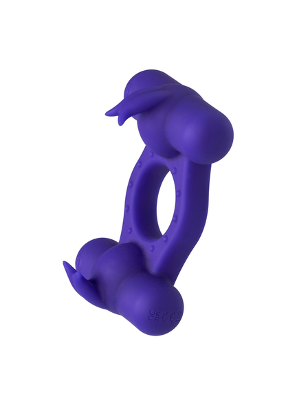 CalExotics Silicone Rechargeable Triple Orgasm Enhancer PURPLE - 11