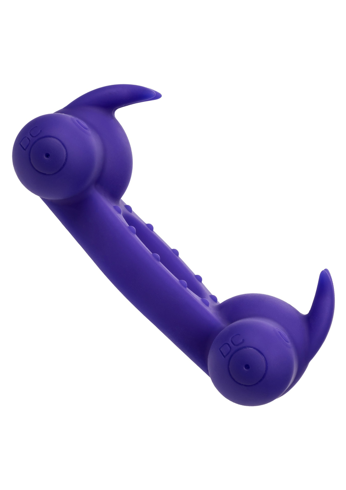 CalExotics Silicone Rechargeable Triple Orgasm Enhancer PURPLE - 2