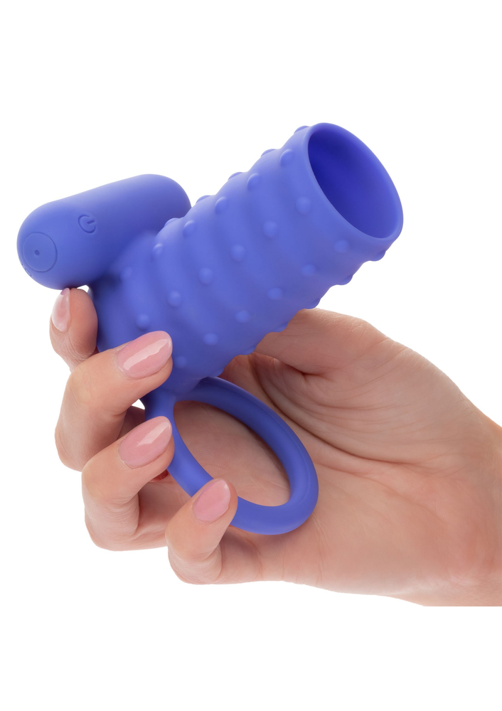 CalExotics Silicone Rechargeable Endless Desires Enhancer BLUE - 8