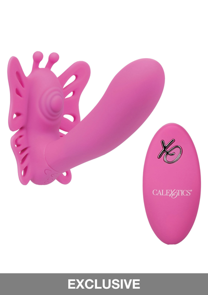 CalExotics Venus Butterfly Silicone Remote Pulsating Venus G PINK - 12