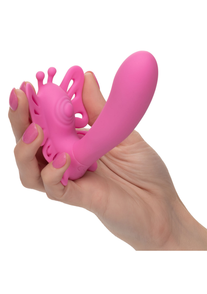 CalExotics Venus Butterfly Silicone Remote Pulsating Venus G PINK - 14