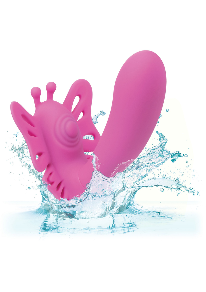 CalExotics Venus Butterfly Silicone Remote Pulsating Venus G PINK - 5