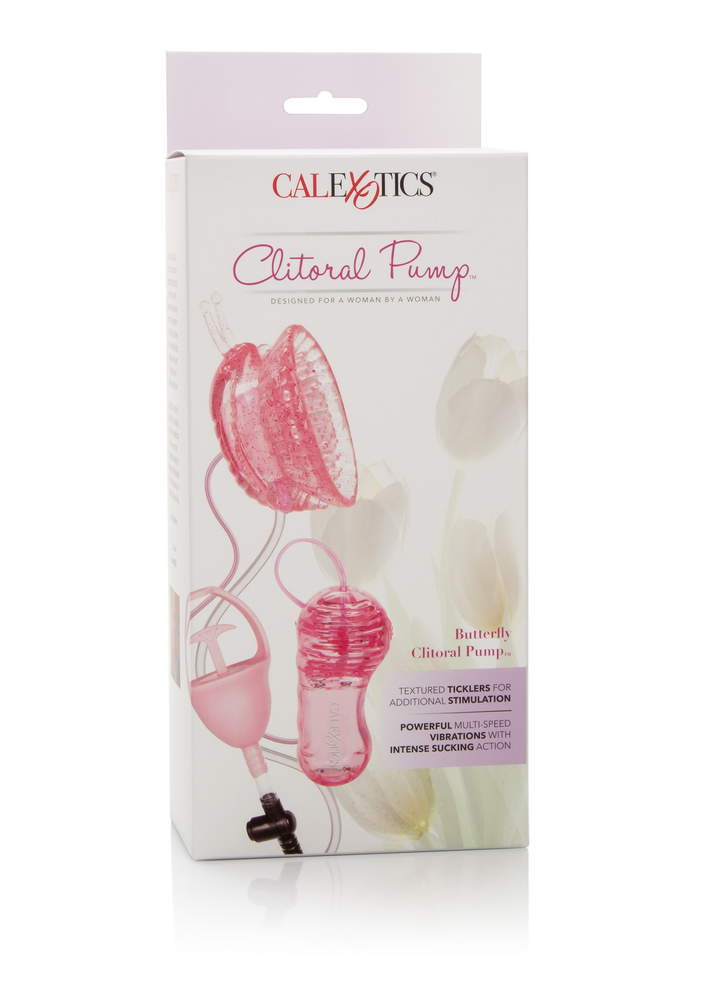 CalExotics Intimate Pump Butterfly Clitoral Pump PINK - 0