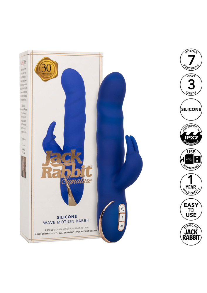 CalExotics Jack Rabbit Signature Wave Motion Rabbit BLUE - 9