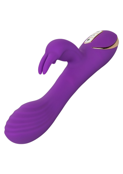 CalExotics Jack Rabbit Signature Heated Silicone Rotating 'G' Rabbit PURPLE - 0