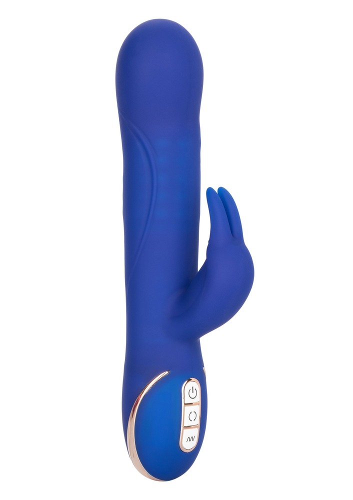 CalExotics Jack Rabbit Signature Silicone Rotating Beaded Rabbit BLUE - 4