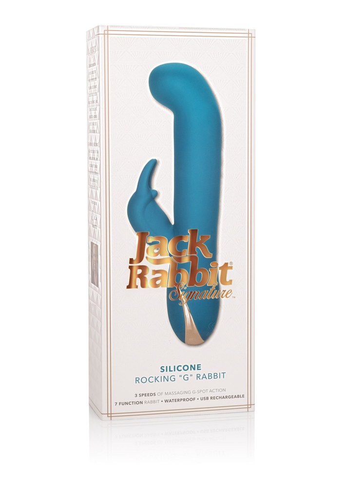 CalExotics Jack Rabbit Signature Silicone Rocking 'G” Rabbit BLUE - 6