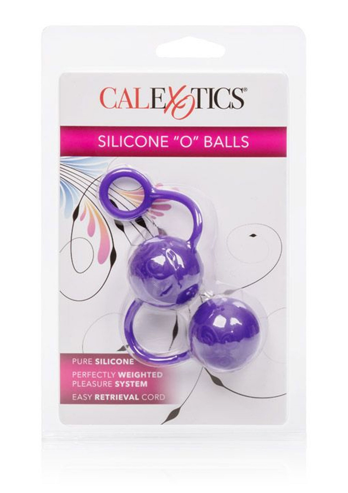 CalExotics Silicone 'O' Balls PURPLE - 1