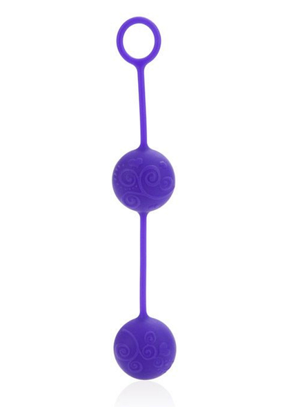 CalExotics Silicone 'O' Balls PURPLE - 2