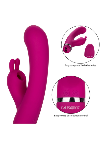 CalExotics Foreplay Frenzy Bunny Kisser PINK - 9