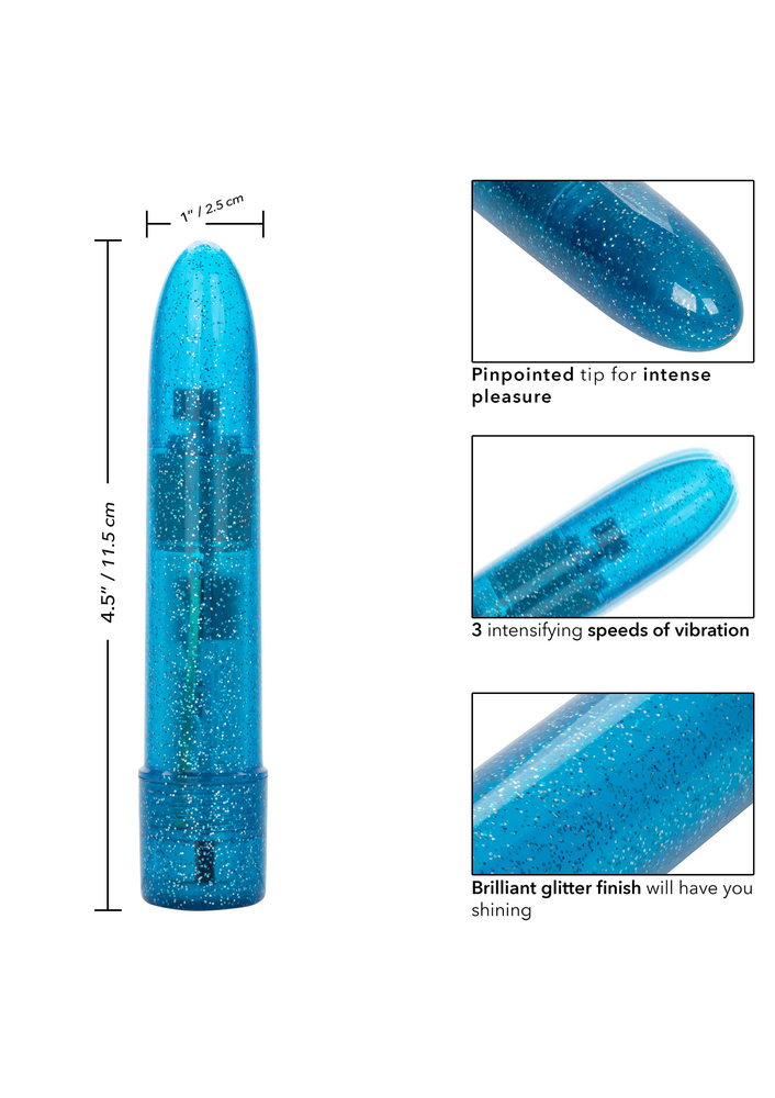 CalExotics Sparkle Mini Vibe BLUE - 2