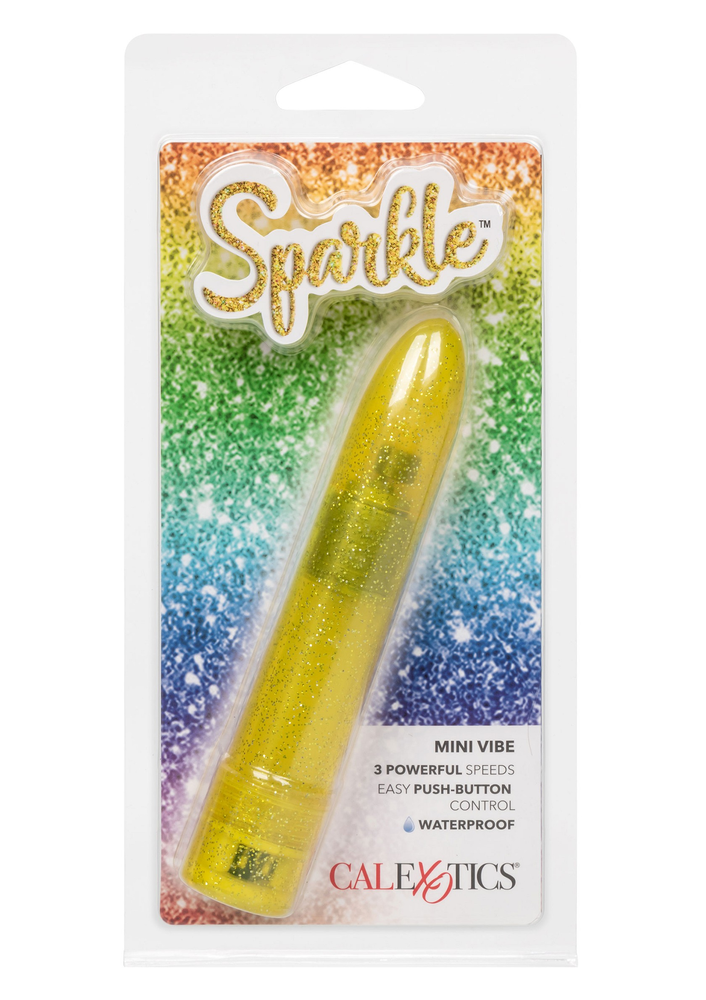 CalExotics Sparkle Mini Vibe YELLOW - 4