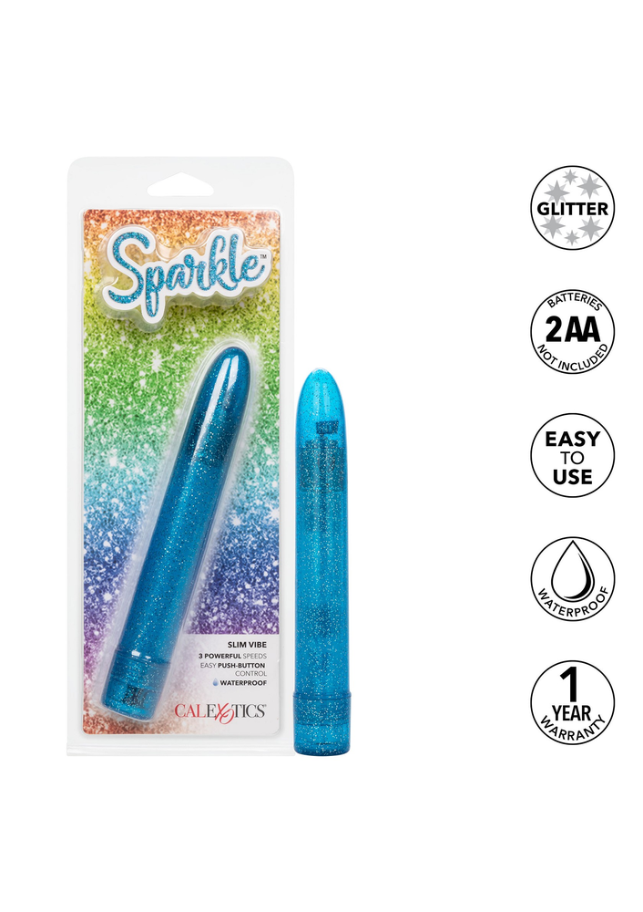 CalExotics Sparkle Slim Vibe BLUE - 7