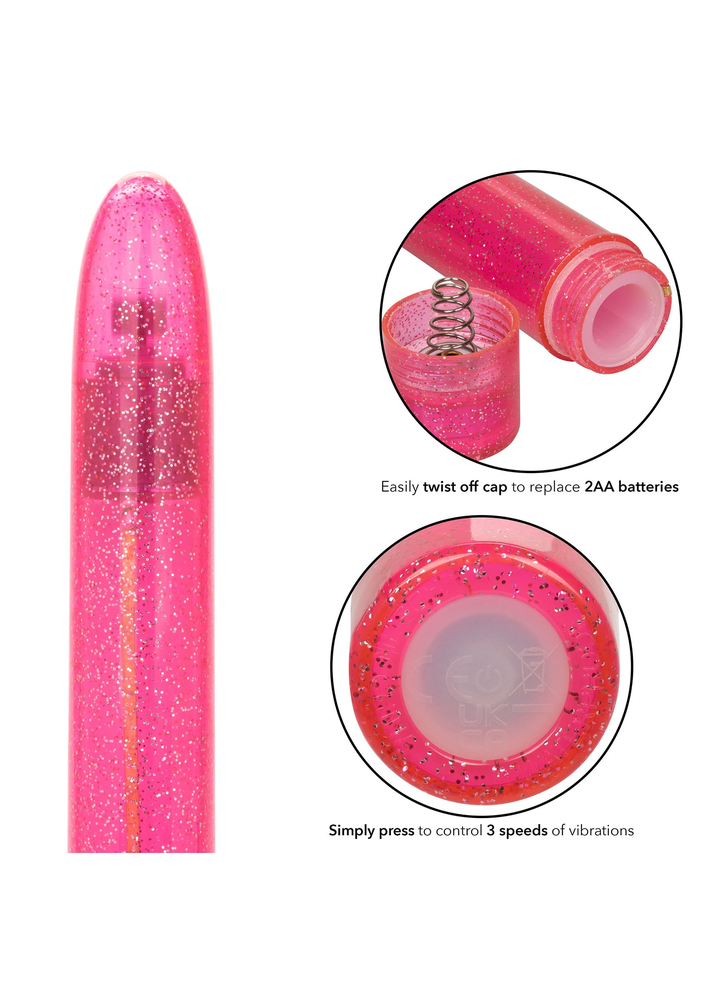 CalExotics Sparkle Slim Vibe PINK - 1