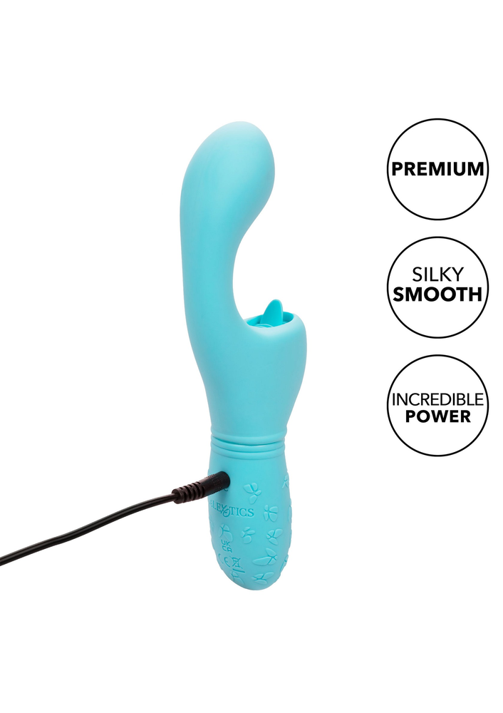 CalExotics Rechargeable Butterfly Kiss Flicker BLUE - 8