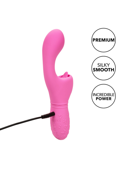 CalExotics Rechargeable Butterfly Kiss Flicker PINK - 13