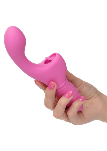 CalExotics Rechargeable Butterfly Kiss Flicker PINK - 2