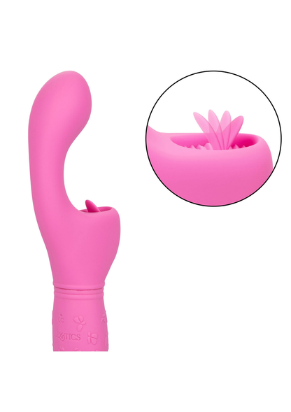 CalExotics Rechargeable Butterfly Kiss Flicker PINK - 5