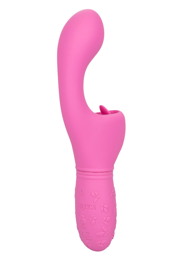 CalExotics Rechargeable Butterfly Kiss Flicker PINK - 0