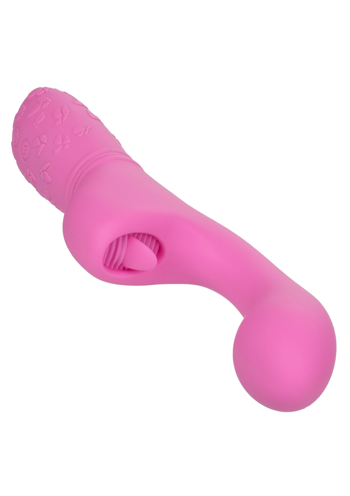 CalExotics Rechargeable Butterfly Kiss Flicker PINK - 1