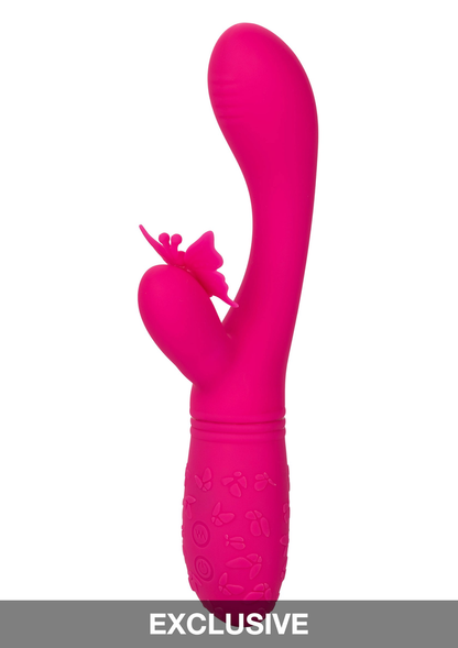 CalExotics Rechargeable Butterfly Kiss Flutter PINK - 3