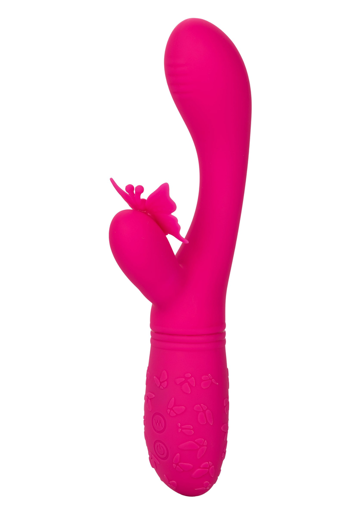 CalExotics Rechargeable Butterfly Kiss Flutter PINK - 12