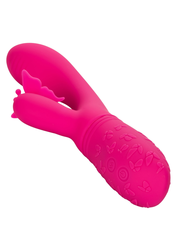 CalExotics Rechargeable Butterfly Kiss Flutter PINK - 6