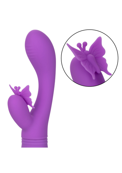 CalExotics Rechargeable Butterfly Kiss Flutter PURPLE - 10