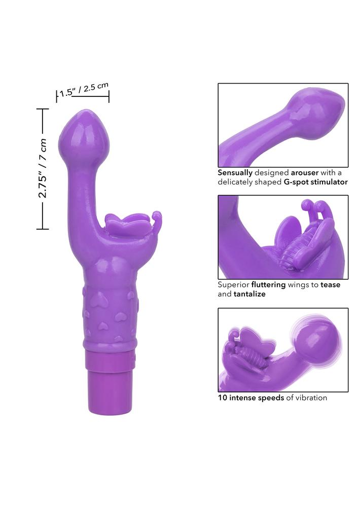 CalExotics Rechargeable Butterfly Kiss PURPLE - 3