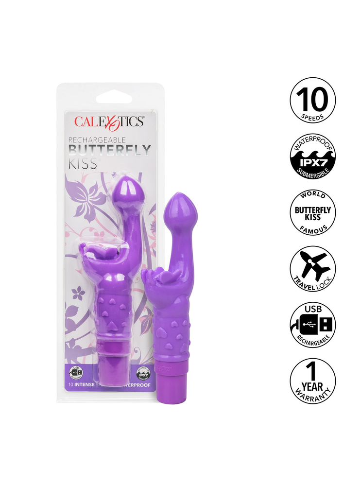 CalExotics Rechargeable Butterfly Kiss PURPLE - 2