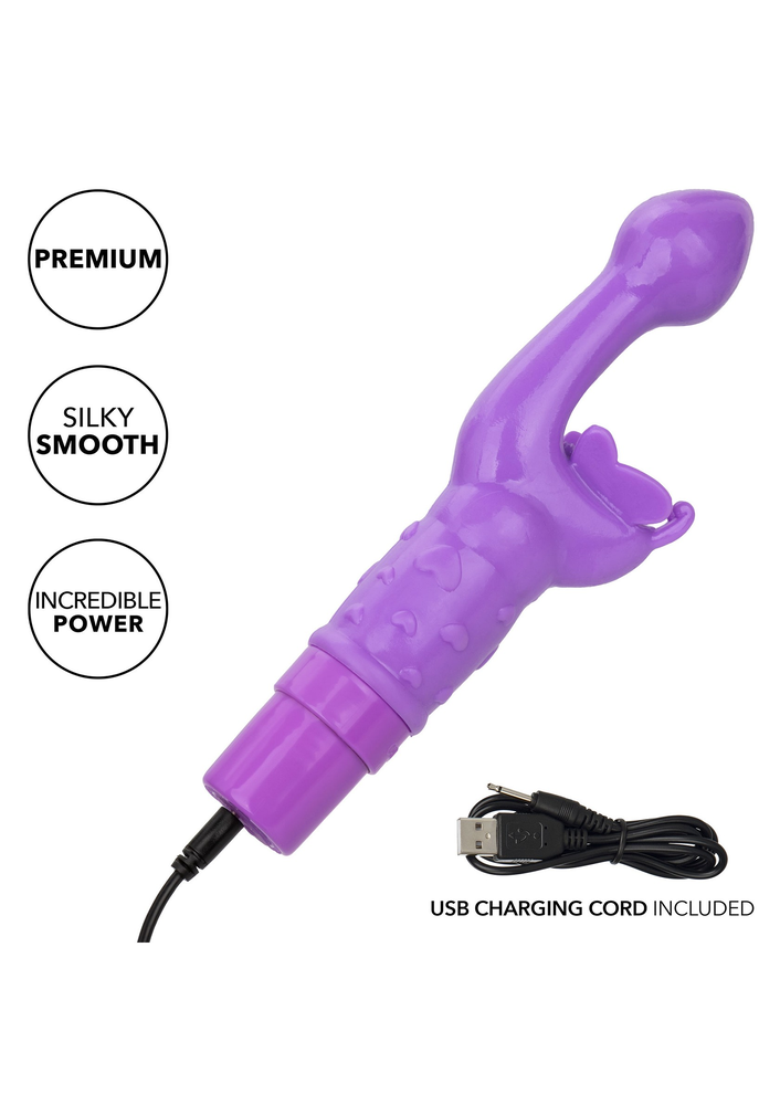 CalExotics Rechargeable Butterfly Kiss PURPLE - 8