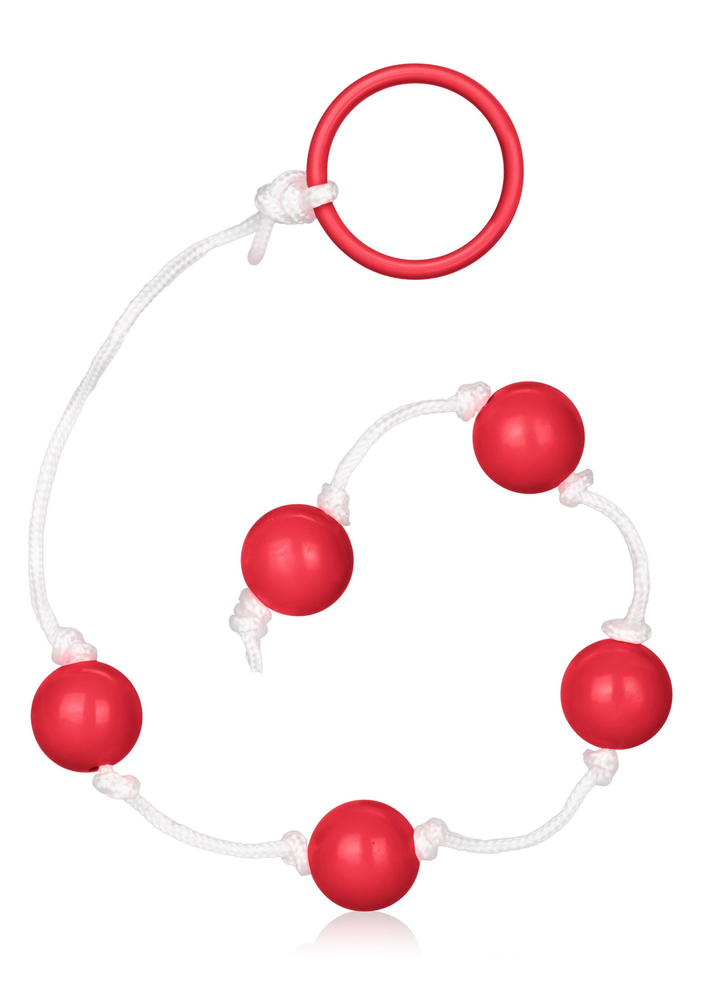 CalExotics Small Anal Beads RED - 3