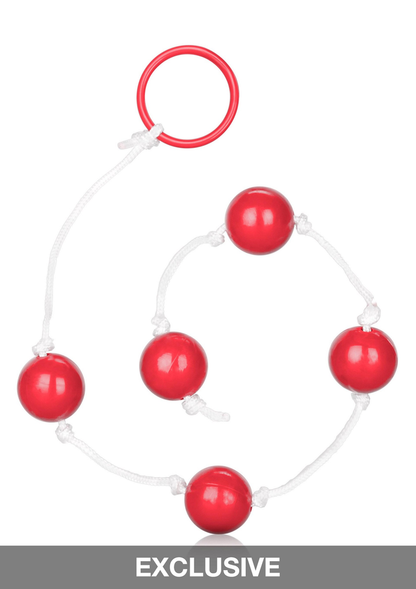 CalExotics Medium Anal Beads RED - 1