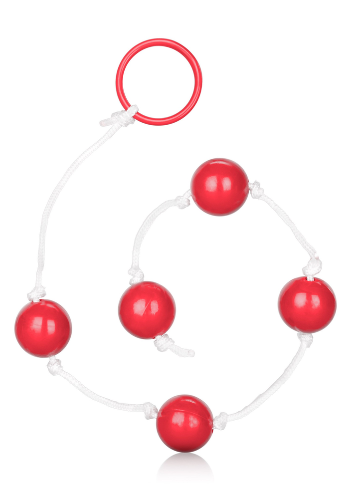 CalExotics Medium Anal Beads RED - 0