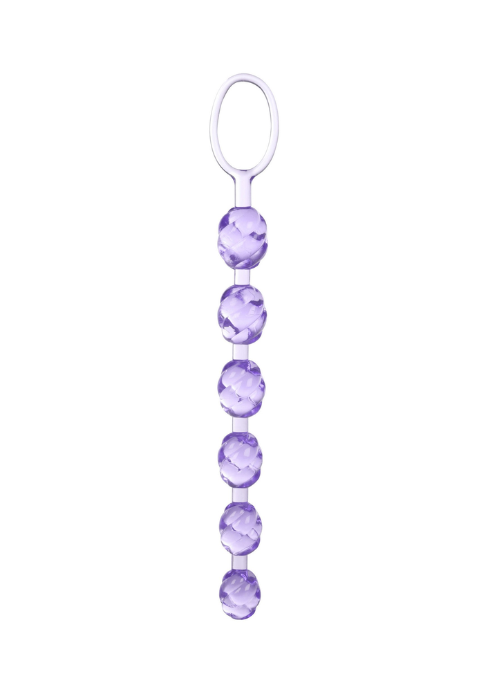 CalExotics Swirl Pleasure Beads PURPLE - 1