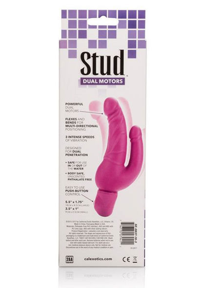 CalExotics Bendie Stud Over & Under PINK - 3