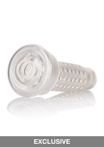 CalExotics Optimum Series Stroker Pump Sleeve Pussy TRANSPA - 2