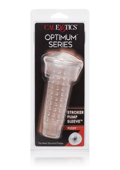 CalExotics Optimum Series Stroker Pump Sleeve Pussy TRANSPA - 0