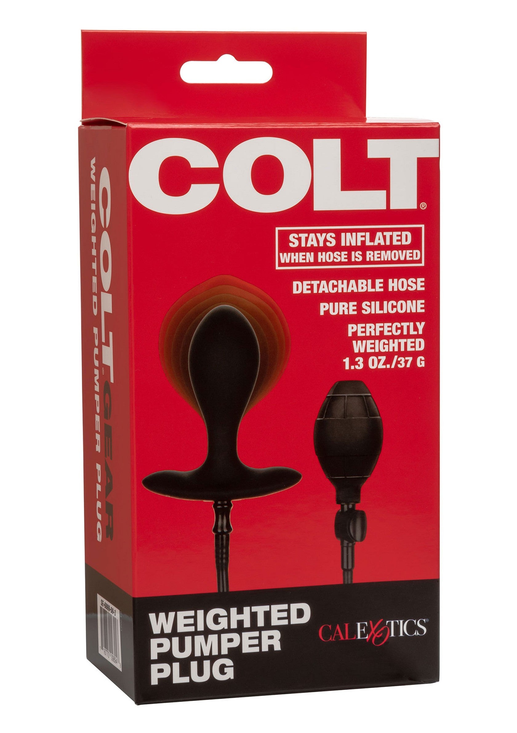 CalExotics COLT Weighted Pumper Plug BLACK - 9
