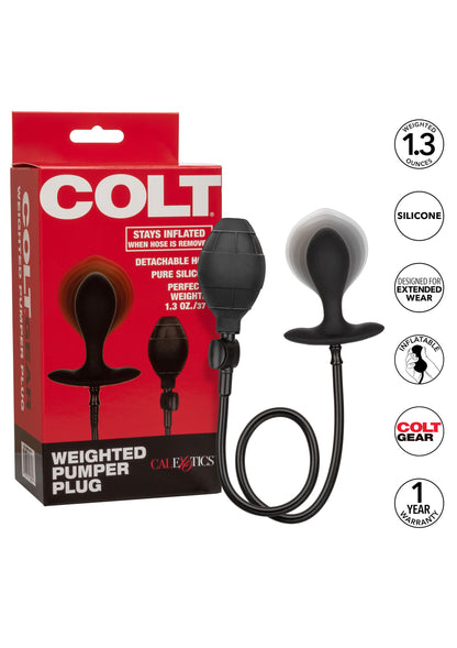 CalExotics COLT Weighted Pumper Plug BLACK - 5