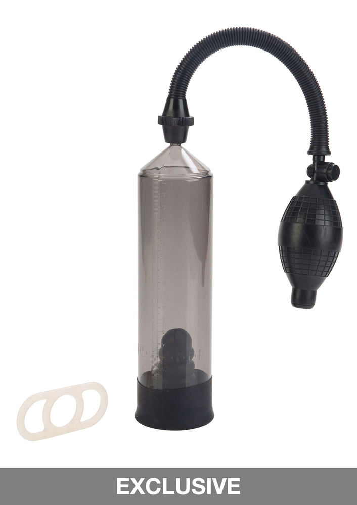 CalExotics Optimum Series Precision Pump With Erection Enhancer BLACK - 1