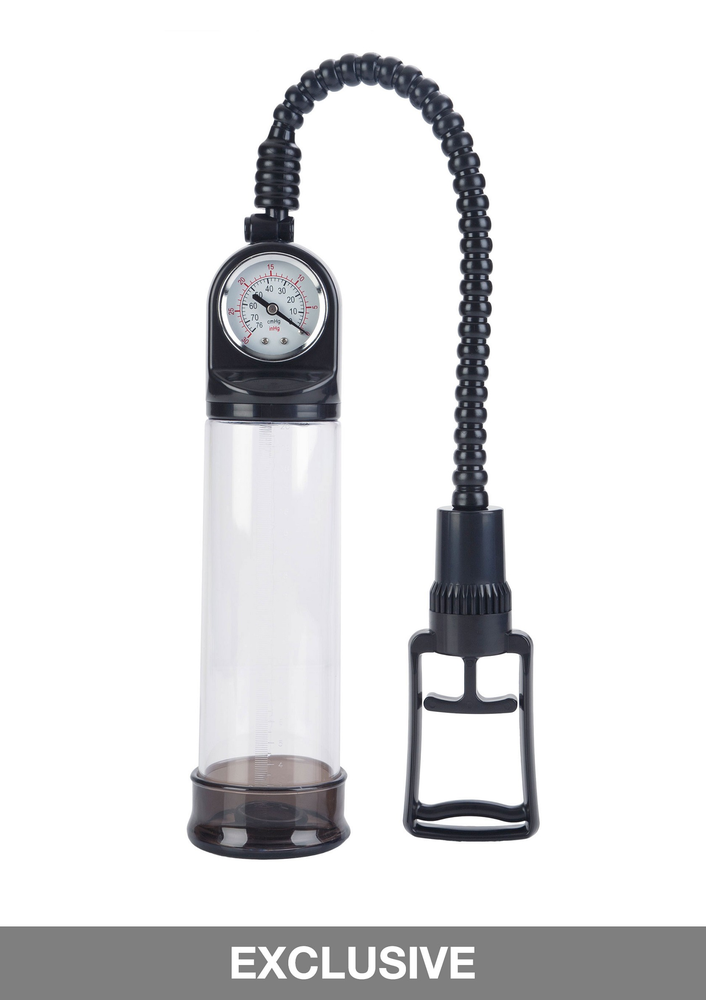 CalExotics Optimum Series Master Gauge Penis Pump TRANSPA - 5