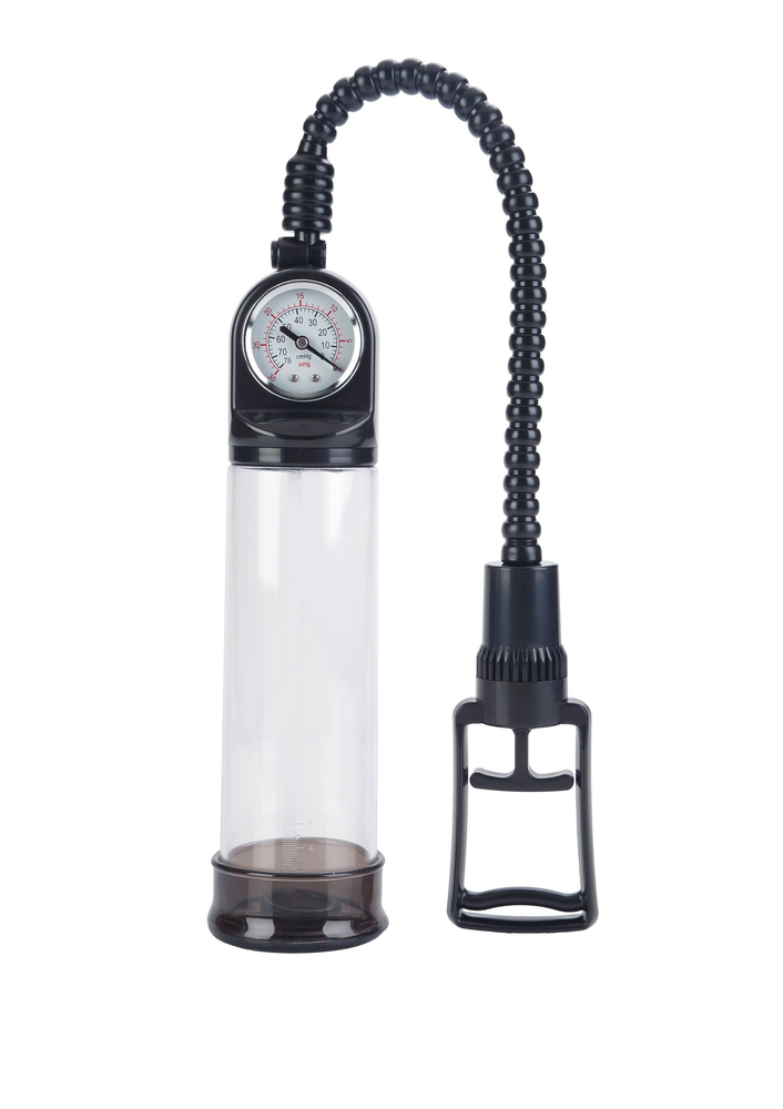 CalExotics Optimum Series Master Gauge Penis Pump TRANSPA - 0