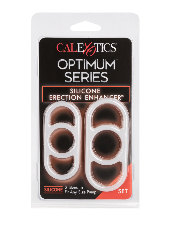 CalExotics Optimum Series Silicone Erection Enhancer Set TRANSPA - 2