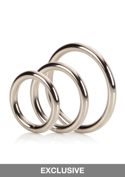 CalExotics Silver Ring - 3 Piece Set SILVER - 5