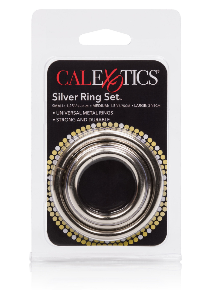 CalExotics Silver Ring - 3 Piece Set SILVER - 3